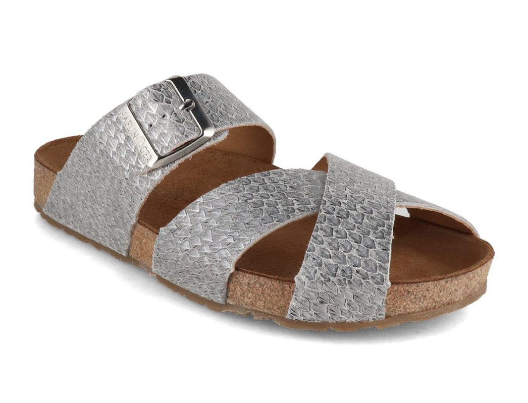 HAFLINGER-Women-Bio-Sandals-Animo-silver-pine #farbe_Silber