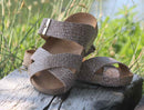 1 HAFLINGER-Women-Leather-Sandals-Bio-Animo-brown-pine