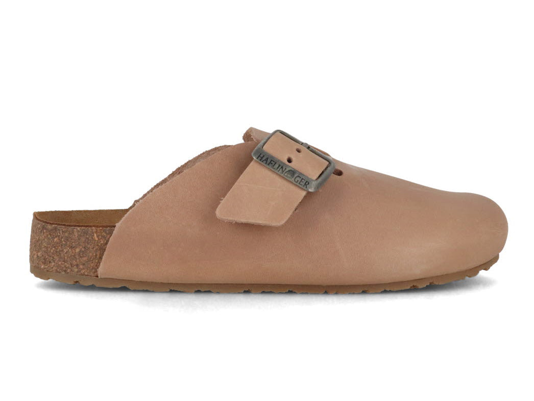 1 HAFLINGER-Men-Women-leather-Clogs-Porto-taupe #farbe_Gray