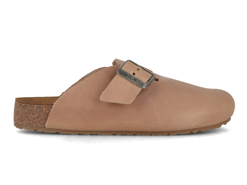 1 HAFLINGER-Men-Women-leather-Clogs-Porto-taupe