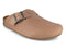 HAFLINGER-Men-Women-leather-Clogs-Porto-taupe #farbe_Gray