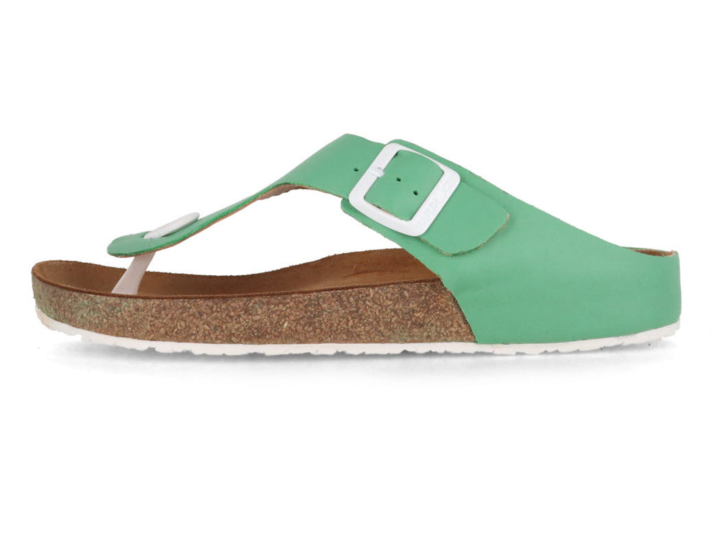 1 HAFLINGER-Women-Leather-Summer-Sandals-Bio-Memphis-light-green #farbe_Green