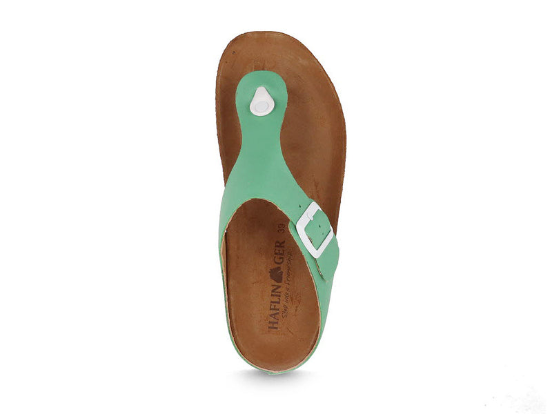 1 HAFLINGER-Women-Leather-Summer-Sandals-Bio-Memphis-light-green