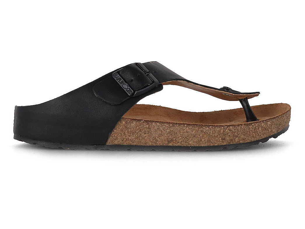 1 HAFLINGER-Women-leather-Sandals-Bio-Memphis-black #farbe_Black