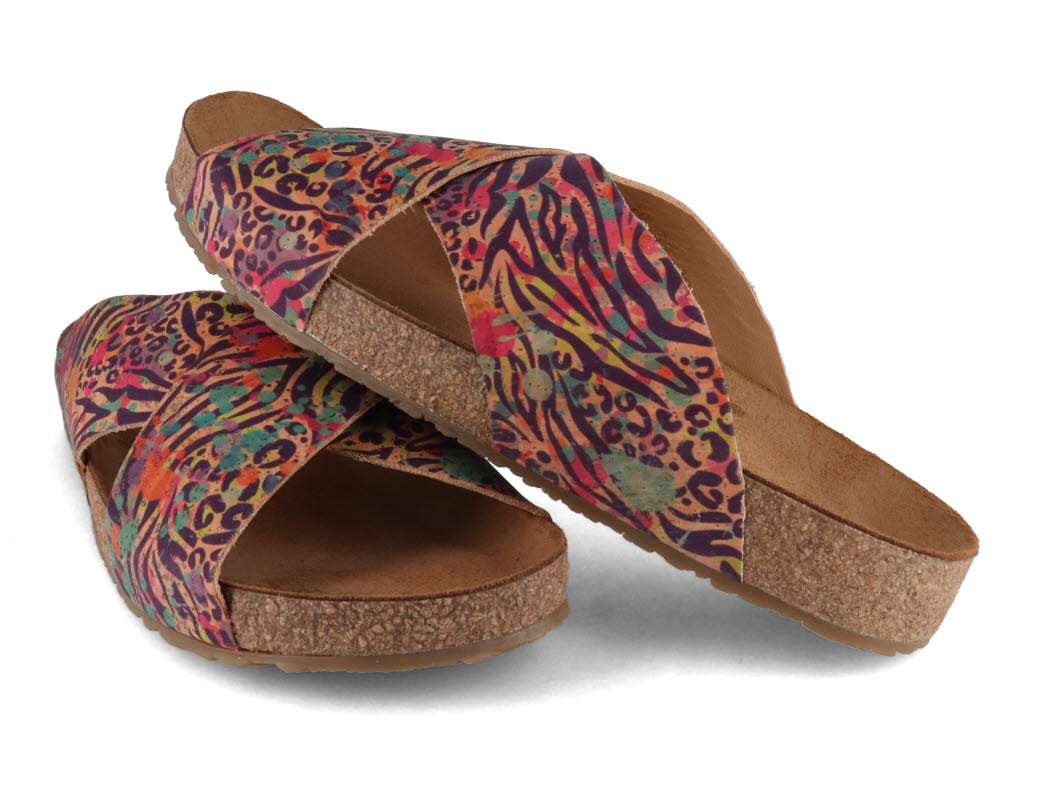 1 HAFLINGER-Women-Bio-Sandals-Mio-corkmulti-jungle #farbe_Colorful