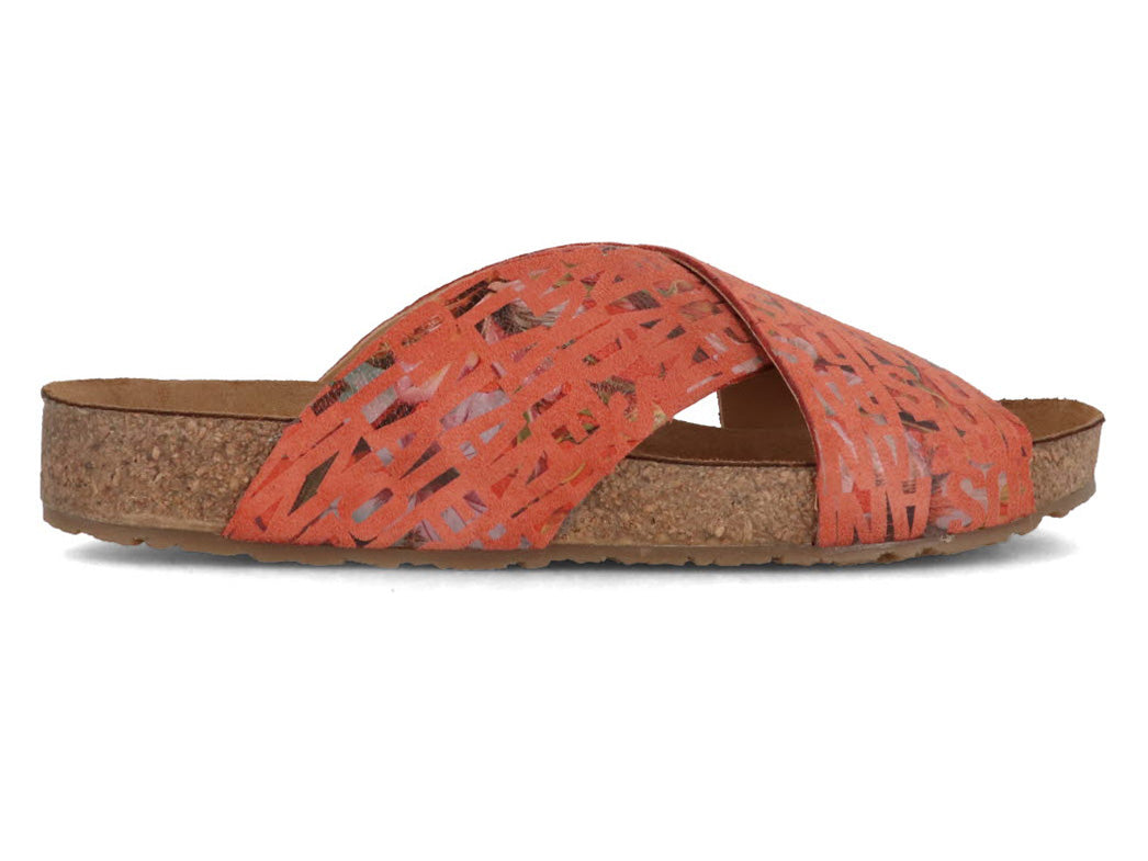 1 HAFLINGER-Women-Bio-Sandals-Mio-coral-words #farbe_Orange