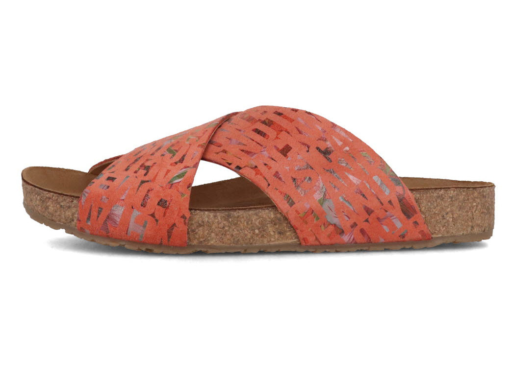 1 HAFLINGER-Women-Bio-Sandals-Mio-coral-words #farbe_Orange