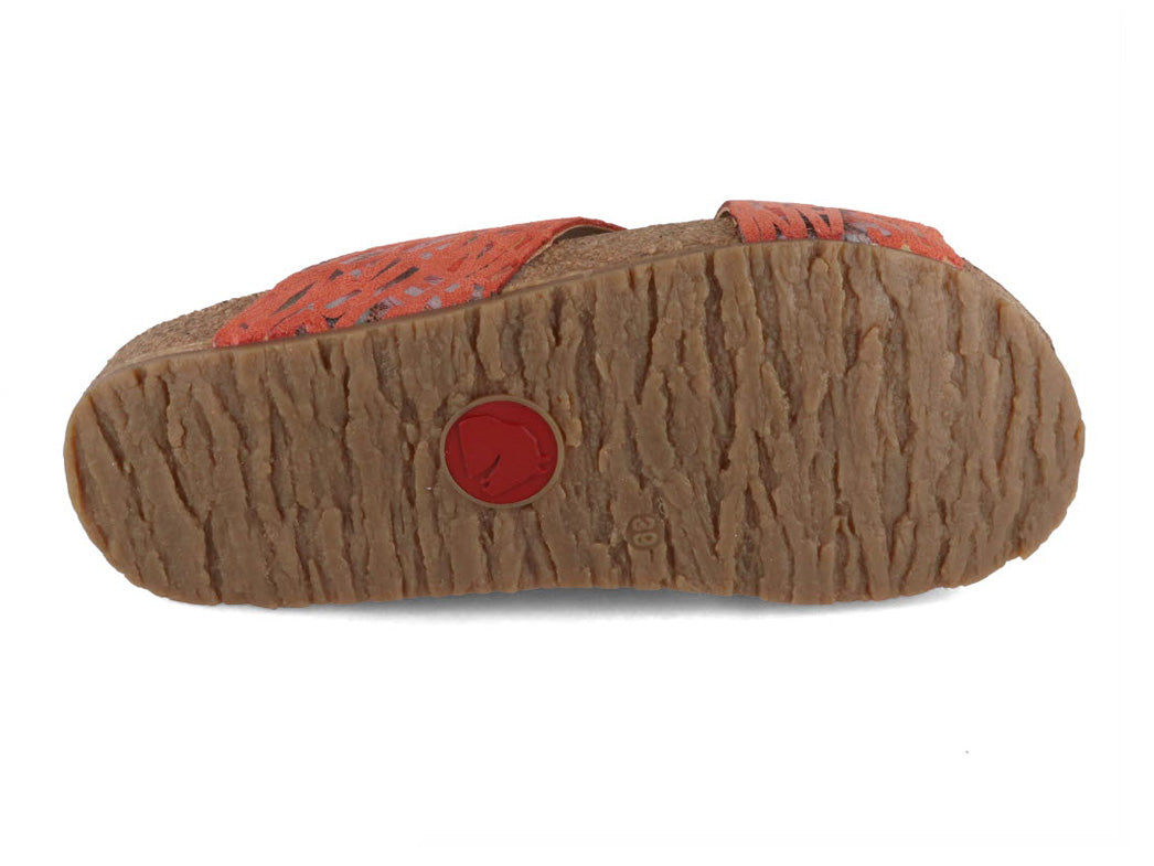 1 HAFLINGER-Women-Bio-Sandals-Mio-coral-words #farbe_Orange
