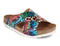 HAFLINGER-Women-Printed-Leather-Summer-Mules-Bio-Mio-multidrawing #farbe_Colorful