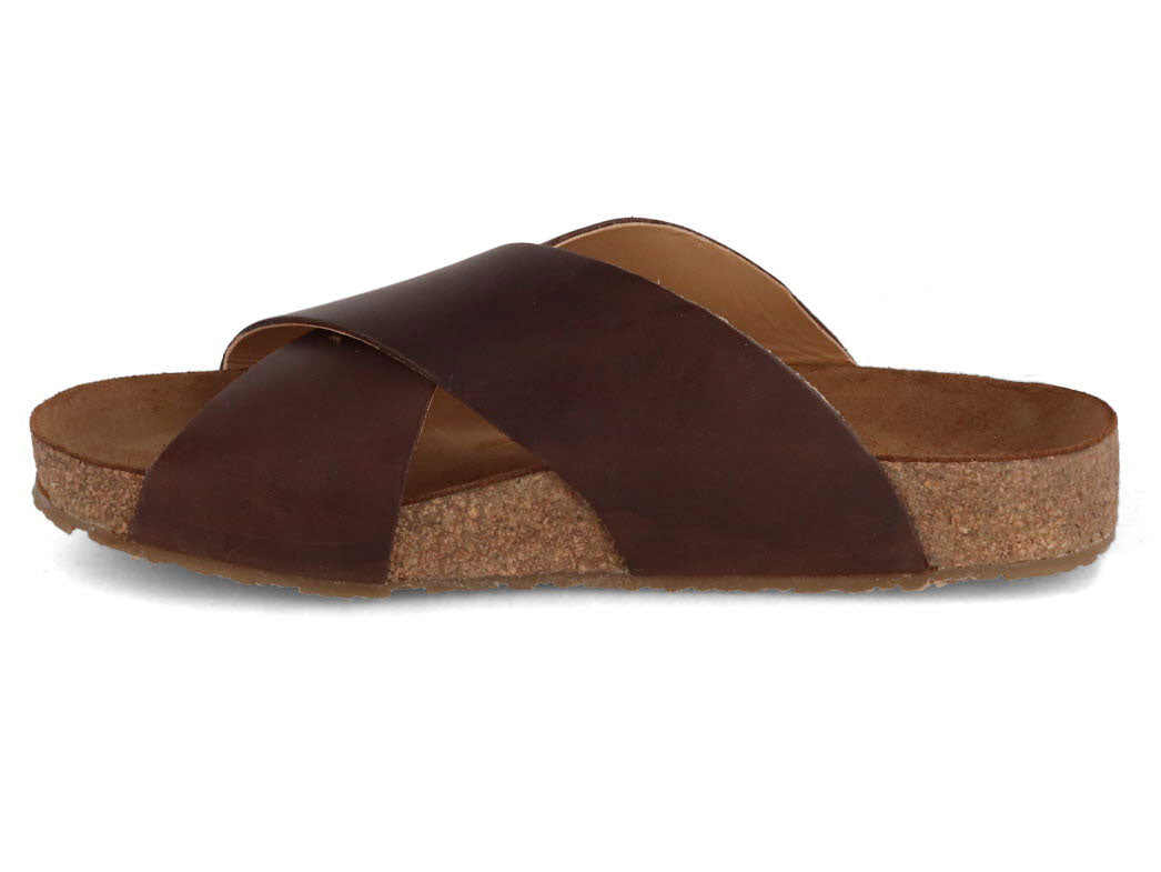 haflinger-unisex-mules-mio #color_dark brown