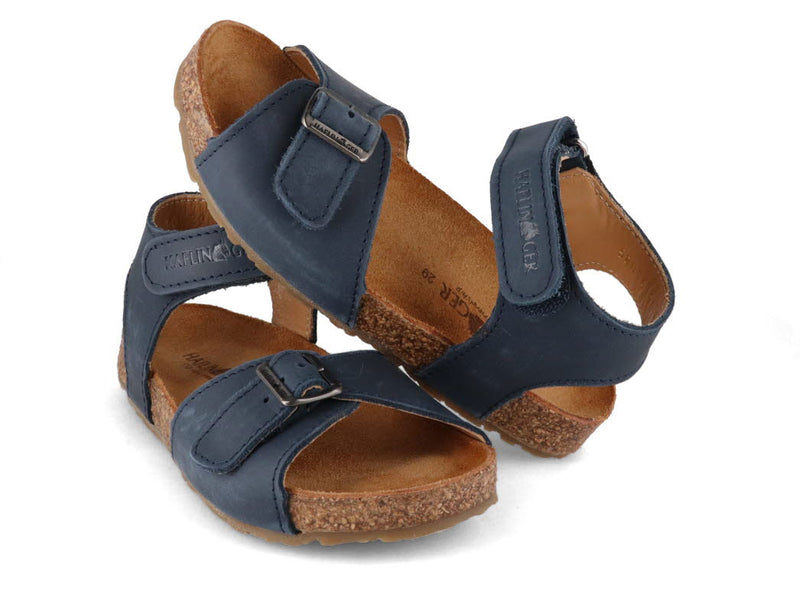 1 HAFLINGER-Children-Sandal--Bio-Max-Navy