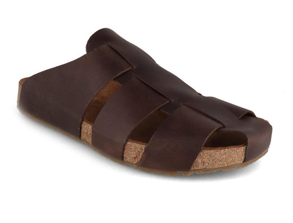 HAFLINGER-Men-Leather-Sandals-Bio-Pius-dark-brown #farbe_Brown