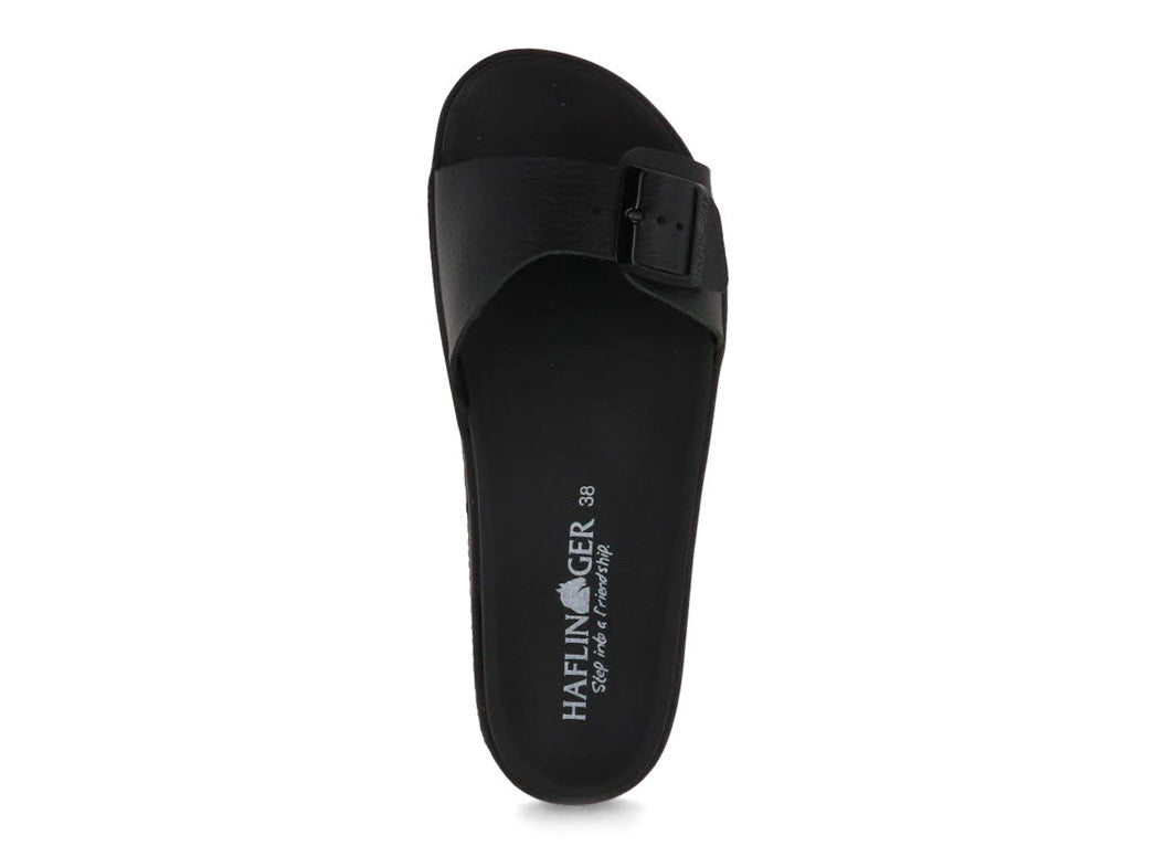 1 HAFLINGER-Women-Sandals-Summer-Slides-Korfu-black #farbe_Black
