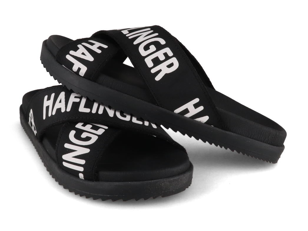1 HAFLINGER-Women-Sandals-Summer-Slides-Ibiza-black #farbe_Black