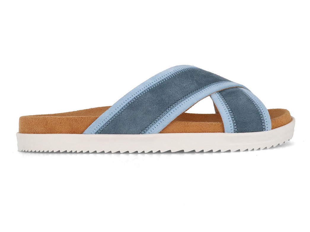 1 HAFLINGER-Women-Leather-Sandals-Summer-Slides-Palma-jeans #farbe_Blue