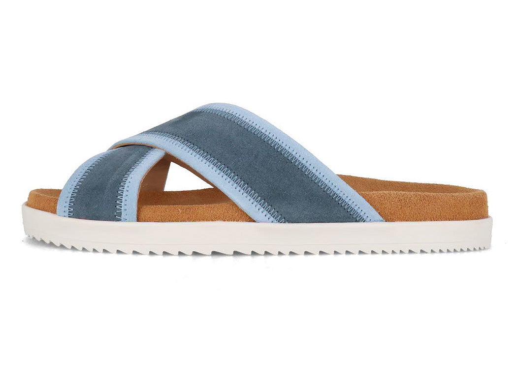 1 HAFLINGER-Women-Leather-Sandals-Summer-Slides-Palma-jeans #farbe_Blue