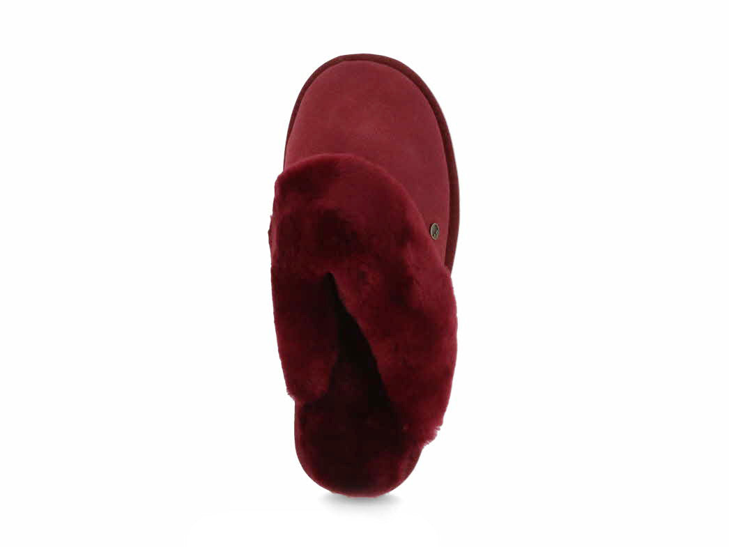 1 WARMBAT-Women-Suede-Slippers-Flurry-port #farbe_Red