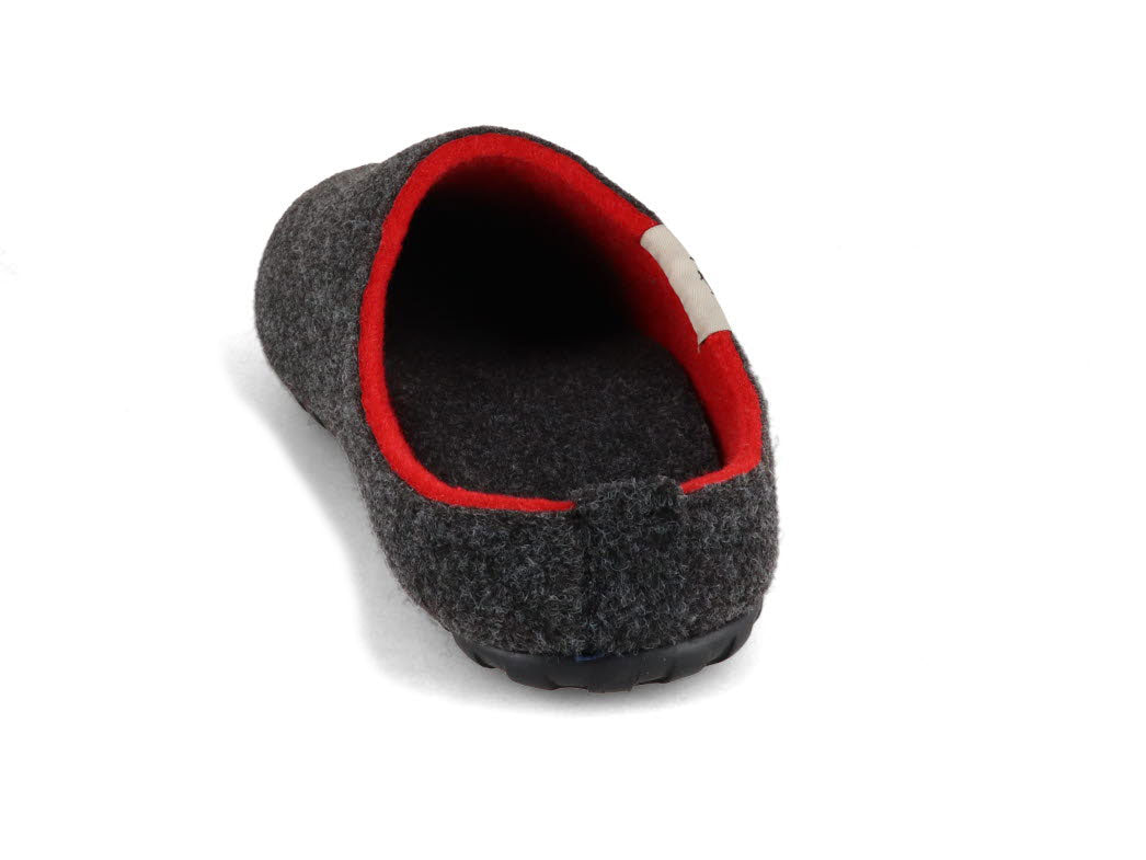1 GUMBIES--Outback-Slipper-CharcoalRed #farbe_Grey