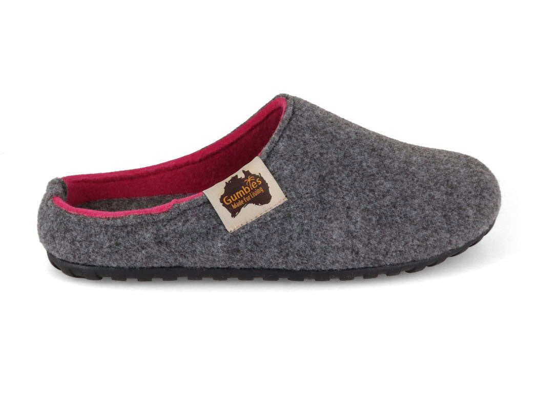 1 GUMBIES--Outback-Slipper-GreyPink #farbe_Grey