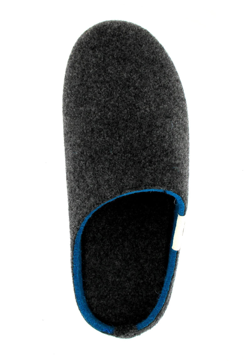 1 GUMBIES--Outback-Slipper-CharcoalTurquoise #farbe_Grey