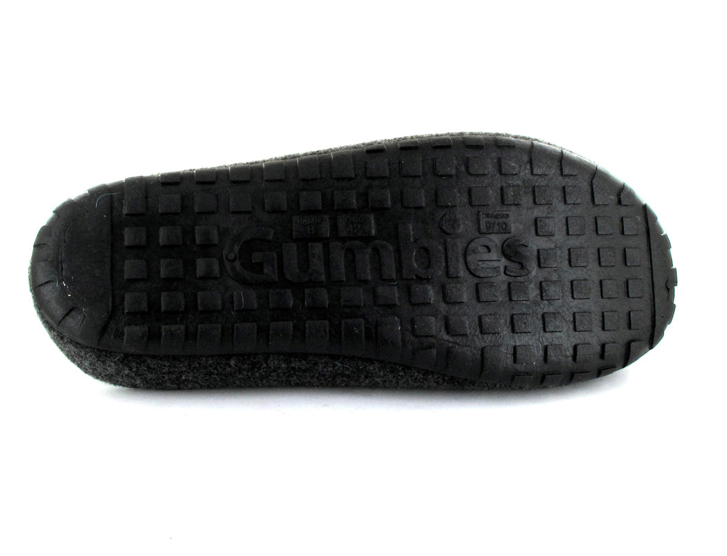 1 GUMBIES--Outback-Slipper-CharcoalTurquoise #farbe_Grey