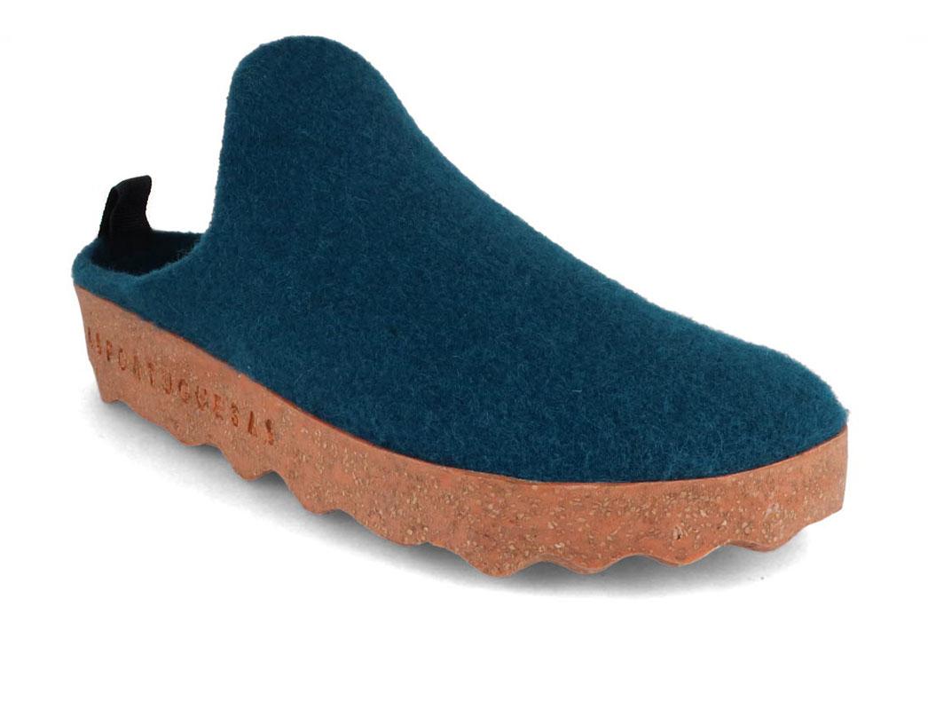 ASPORTUGUESAS-Slipper--Come-Peacock-Blue #farbe_Türkis