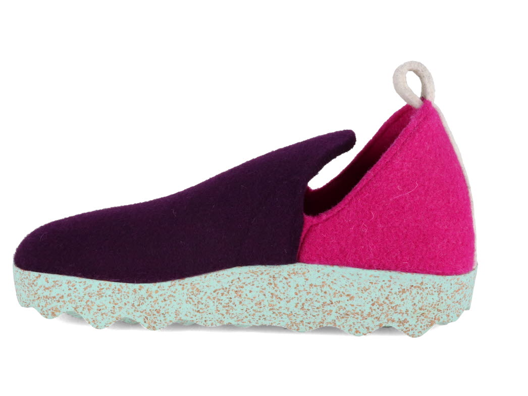 1 ASPORTUGUESAS-Shoes--Felt-Slippers-City-dk-PurpleFuchsia #farbe_Colorful