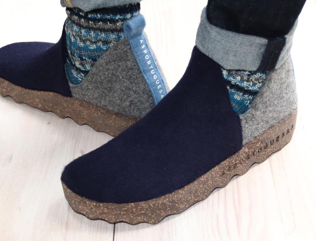 1 ASPORTUGUESAS-Felt-Slipper--City-NavyConcrete #farbe_Colorful