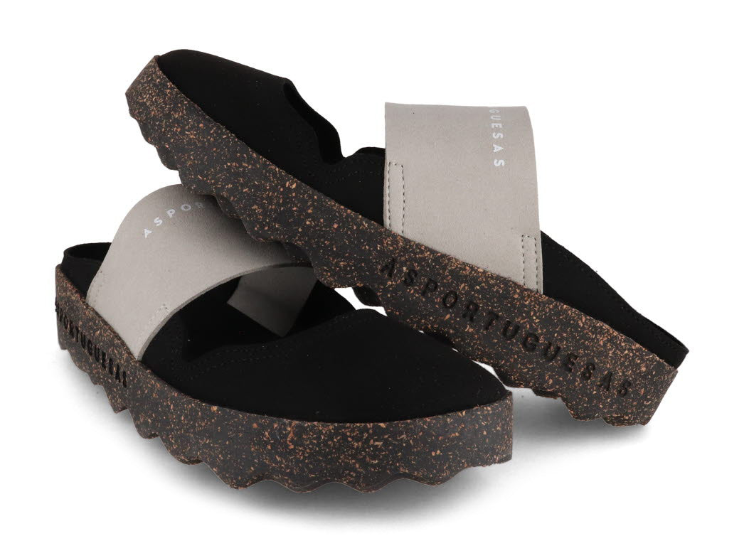 1 ASPORTUGUESAS-Women-Sandal-City-Line-Cana-black #farbe_Black