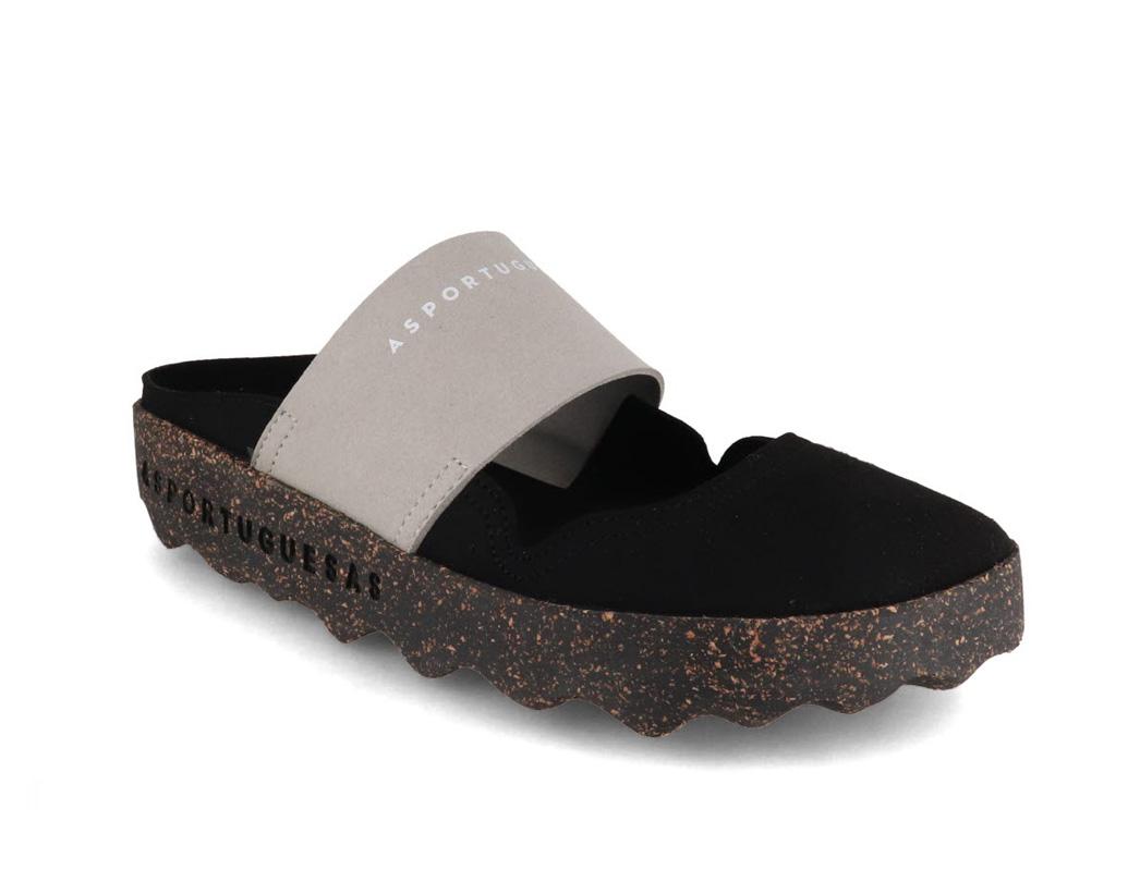 ASPORTUGUESAS-Women-Sandal-City-Line-Cana-black #farbe_Black