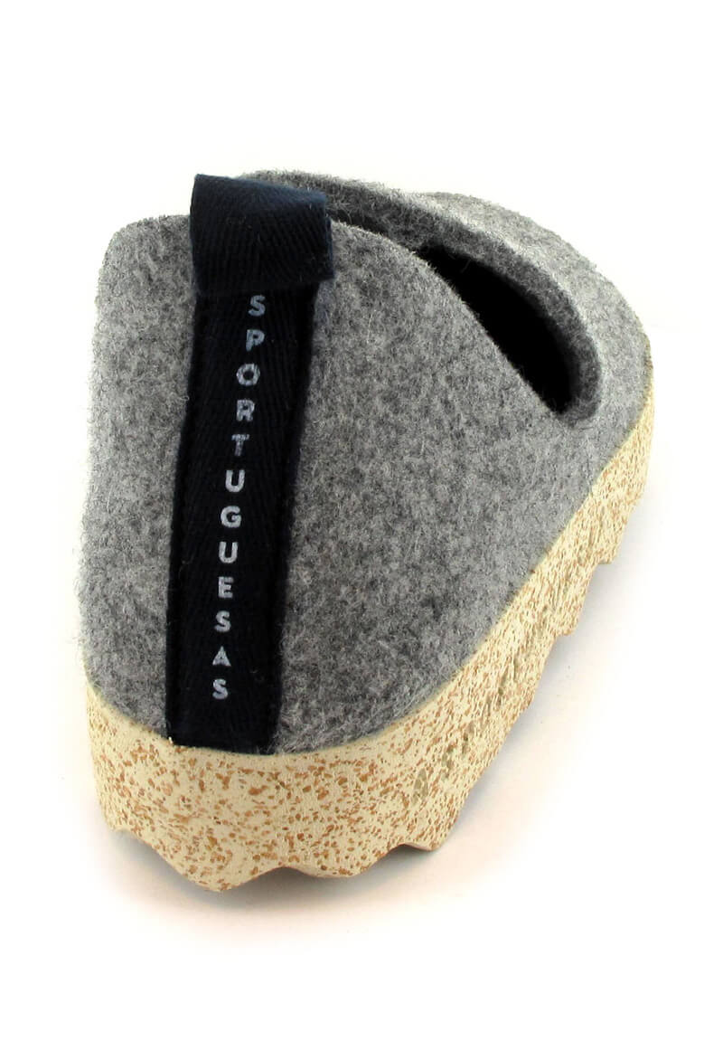 1 ASPORTUGUESAS-Shoes--Felt-Slippers-City-Concrete #farbe_Grey