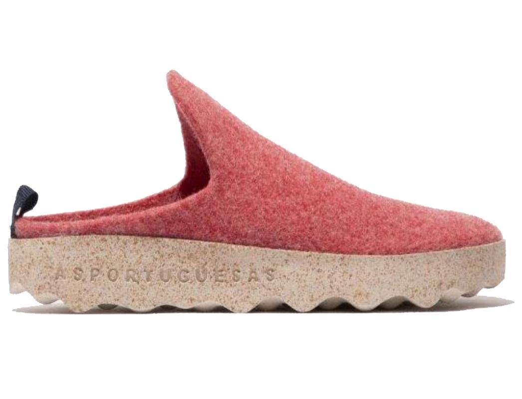 ASPORTUGUESAS-Women-Felt-Clog-Come-red #farbe_Red