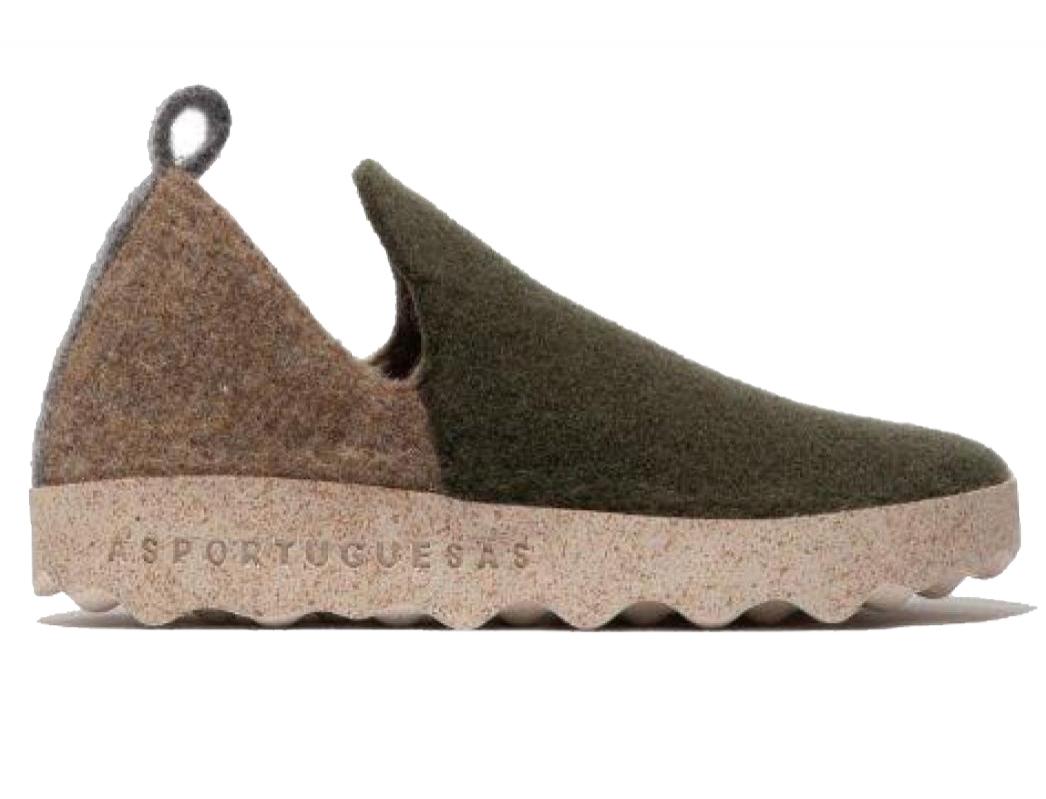ASPORTUGUESAS-Women-Slippers-City-green-taupe #farbe_Green