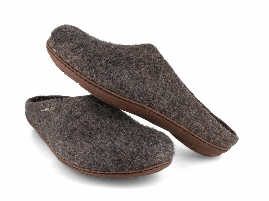 1 Magicfelt-Men-Women-Felt-Slippers-with-rubber-sole-tyrolean-stone-sheep #farbe_Grey