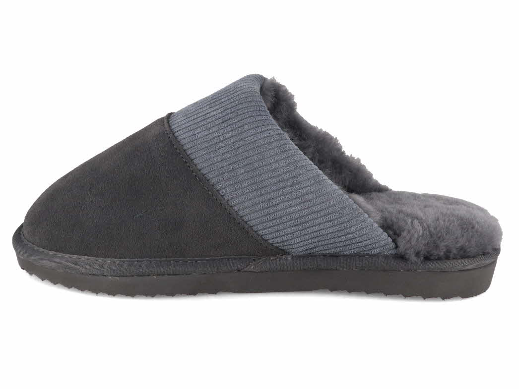1 WARMBAT-Men-Sheepskin-Slippers-Perth-dk-grey #farbe_Grey