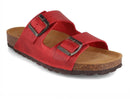 Tuffeln-Women-leather-Sandals-Fhr-rosso