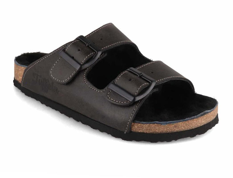 Tuffeln-Lambskin-Sandals-Comfortfe-black