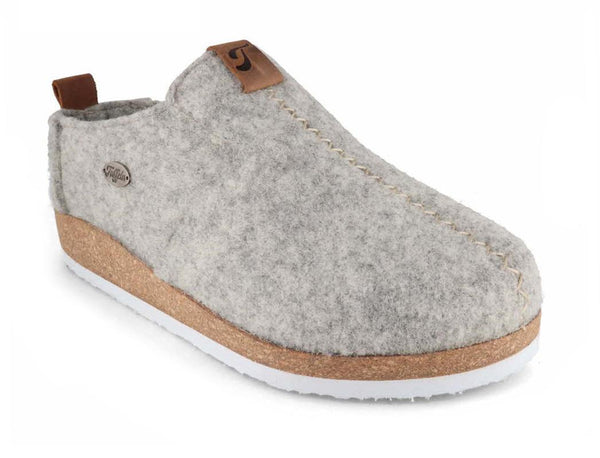 Tuffeln-Wool-Slippers-with-Arch-Support-Heimkehr-light-grey #farbe_Grey