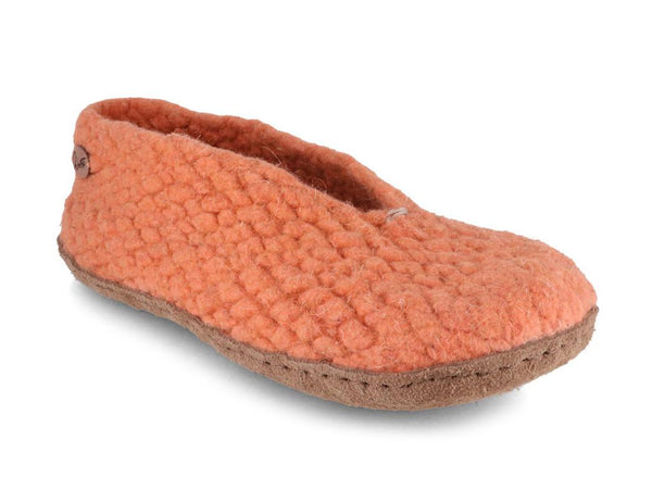 WoolFit-Women-Slippers-Woolies-apricot #farbe_Orange