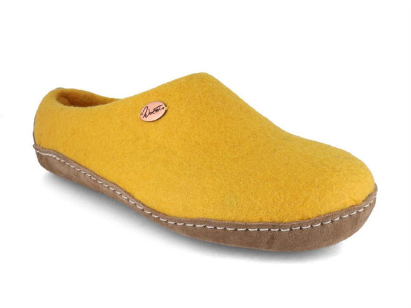 WoolFit-Felt-Slippers--Footprint-yellow #farbe_Yellow