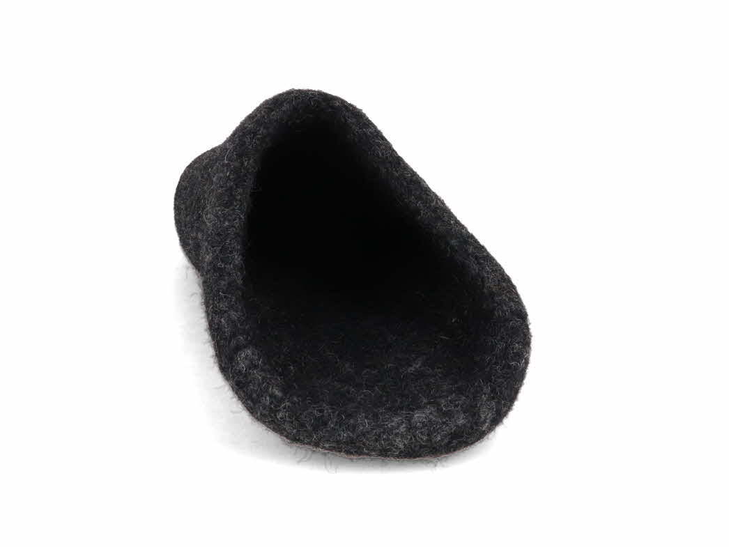 Woolfit Ecofriendly Guest Slippers Tibet Gray, footwear, overhead top-down