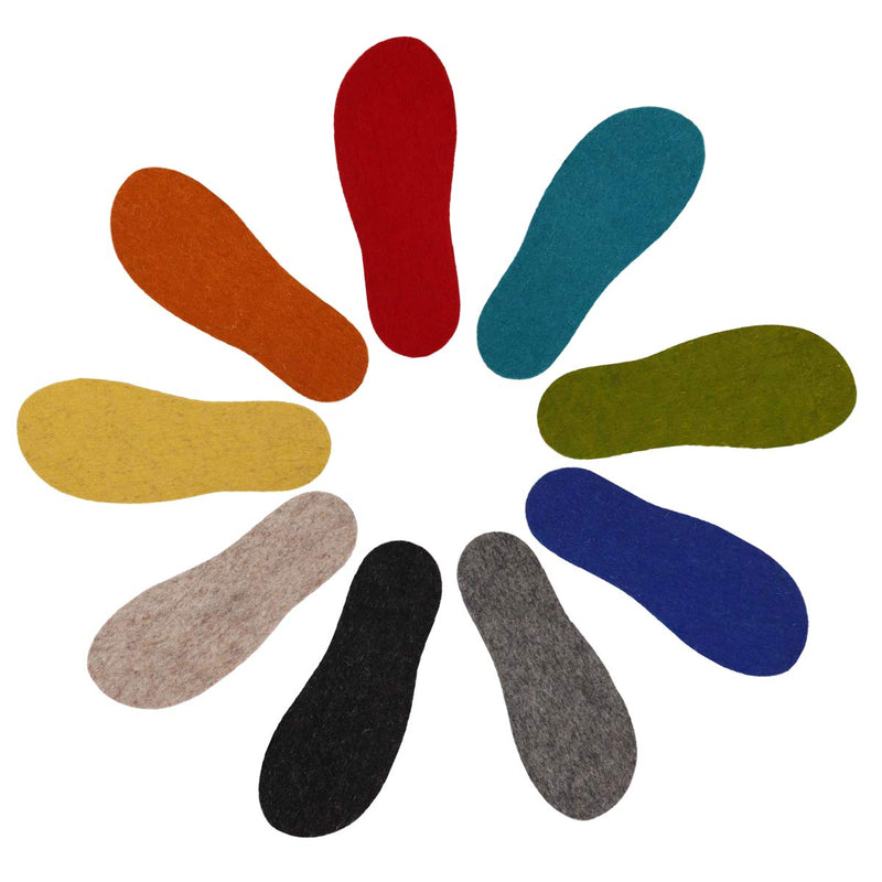 1 Colorful-Felt-Insoles-in-5mm-Thickness--WoolFit--yellow