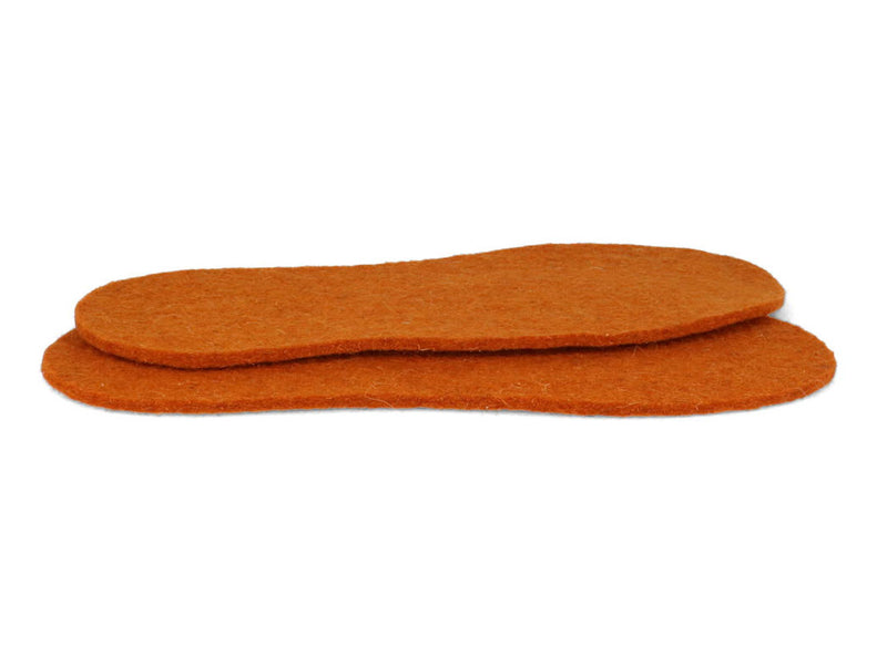 1 Colorful-Felt-Insoles-in-5mm-Thickness--WoolFit--orange