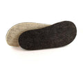 WoolFit-Felt-Insoles-for-Slippers--Extra-thick-2colored-100-Wool-brownbeige #farbe_Brown