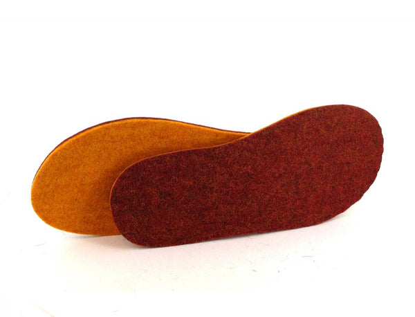 WoolFit-Felt-Insoles-for-Slippers--Extra-thick-2colored-100-Wool-redorange #farbe_Red
