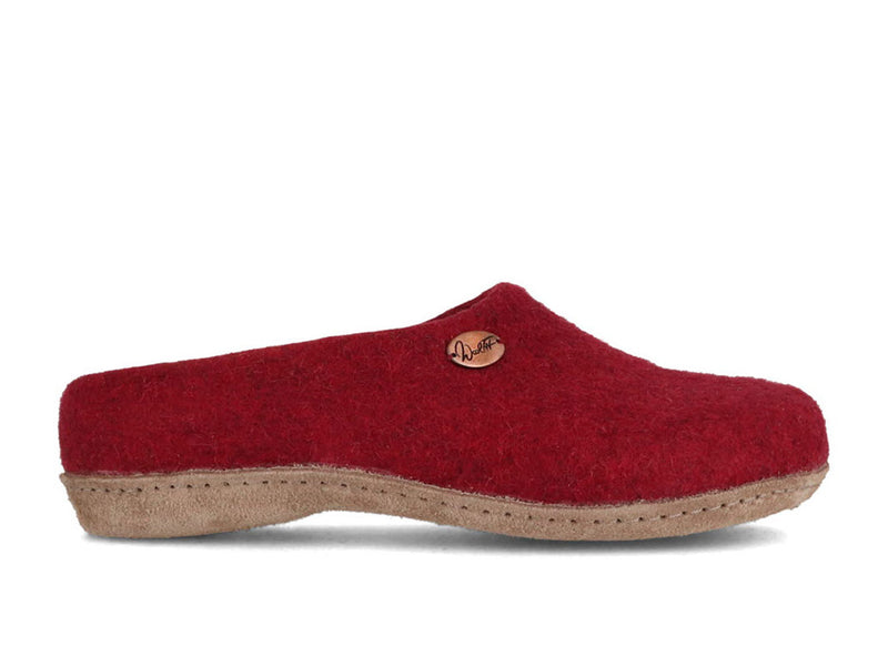 1 WoolFit-handmade-Felt-Slippers--Classic-dark-red