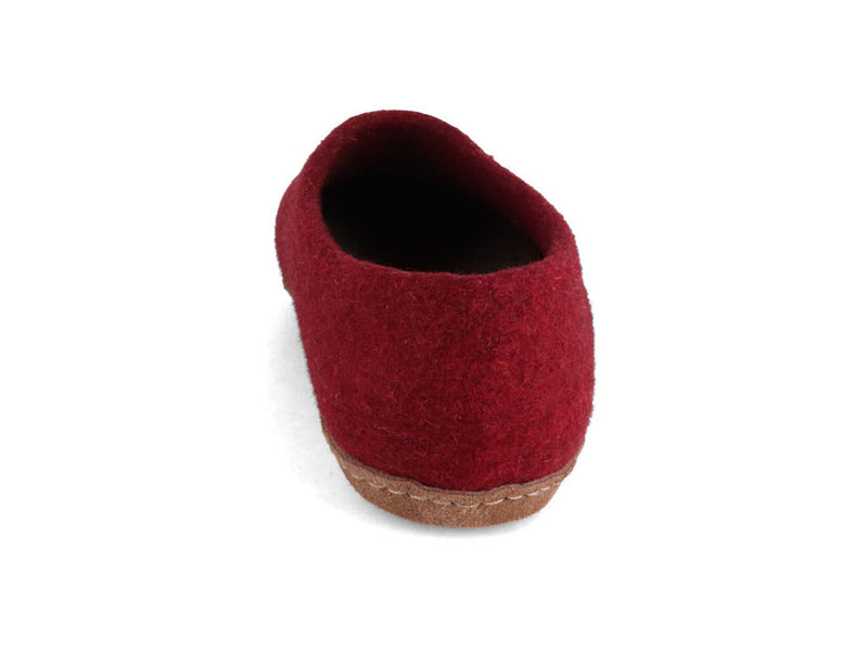 1 WoolFit-closed-heel-Felt-Clogs--Classic-dark-red