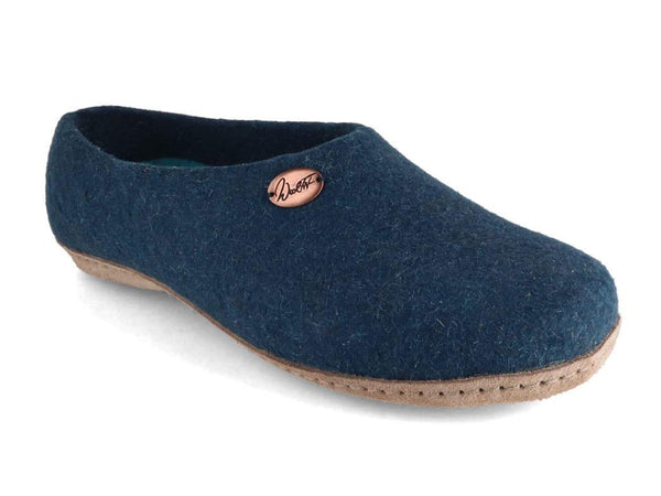 woolfit-colorful-felt-slippers-with-insoles-classic-closed-heel #color_blue