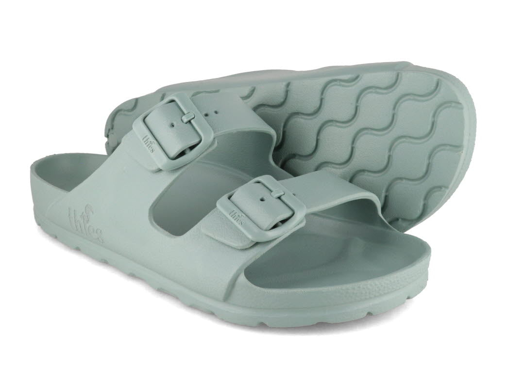 1 Thies-Women-Vegan-Sandals-Ecofoam-aloe #farbe_Green