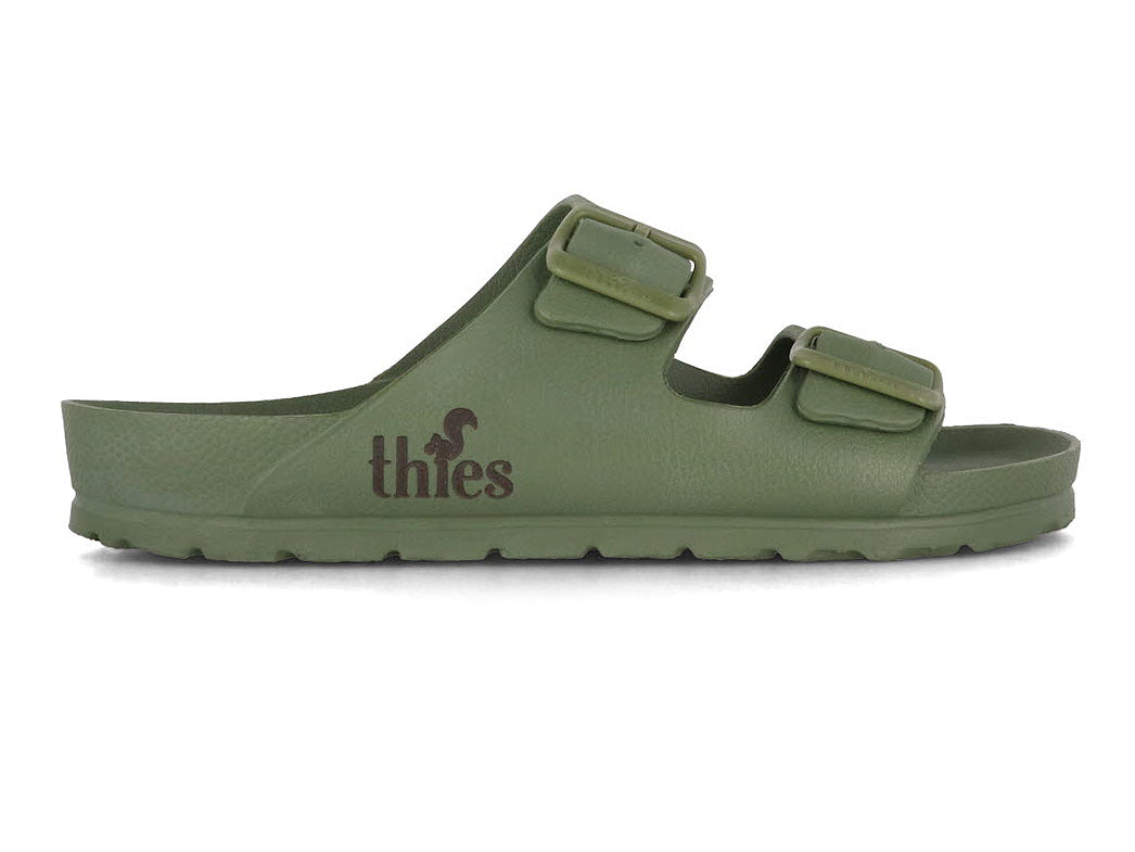 1 Thies-Women-Vegan-Sandals-Ecofoam-khaki #farbe_Green